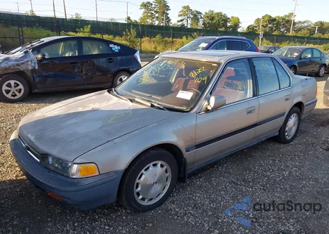 1992 Honda Accord Ex from USA, damaged, VIN 1HGCB7674NA024910